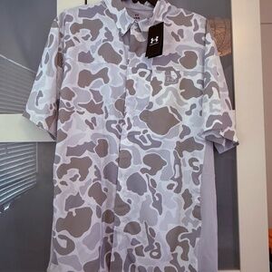 NEW Men's Under Armour Fish Pro Hybrid Printed SS